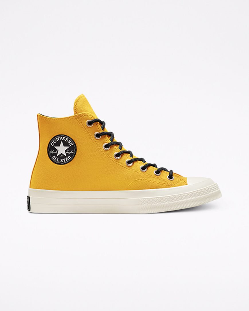 Tenisi Inalti Barbati Converse Engineered Optimism Chuck 70 GORE-TEX Galbeni Negrii | RO ZVGTU275